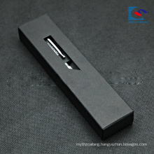 black Kraft paper drawer box gift packaging for pen